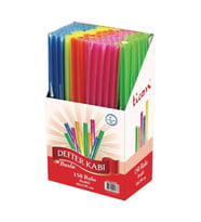 Ticon Rulo Defter Kabı Buzlu Karışık Renk (150 Adet)