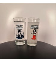 baskılı rakı bardağı (Soğuk Beyaz)