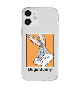 Iphone 12 Uyumlu Bugs Bunny Tasarımlı Şeffaf Telefon Kılıfı