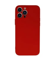 Apple iPhone 13 Pro Kılıf Nano içi Kadife Silikon - Kırmızı