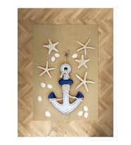 MEKTA HOME BEBEK VE ÇOCUK ODASI Kahverengi Çapa Desenli Halı
