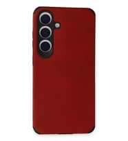 Newface Samsung Galaxy S24 Kılıf Loop Deri Silikon - Kırmızı