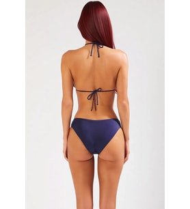 Kadın Bikini Takımı Tünelli Üçgen Kap Balensiz Kolsuz Normal Bel Regular Kalıp Örme Dokuma