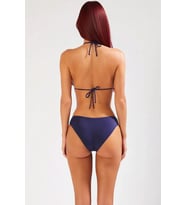 Kadın Bikini Takımı Tünelli Üçgen Kap Balensiz Kolsuz Normal Bel Regular Kalıp Örme Dokuma