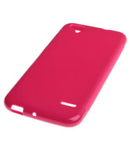 T60 ile Uyumlu Kılıf Parlak Silikon Koyu Pembe