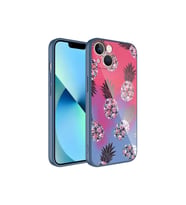 Apple iPhone 13 Uyumlu Kılıf Kamera Korumalı Desenli Sert Silikon Zore Epoksi Kapak (Model 3)