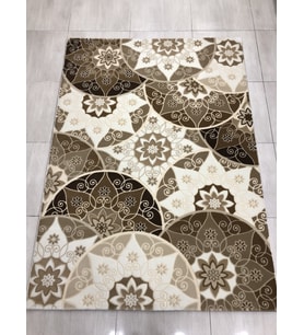 Flora Halı Lavin 0018 A 165X230 Krem Kahve 4 M2 Halı !