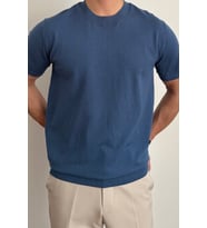 Erkek Slim Fit Bisiklet Yaka Triko T-Shirt