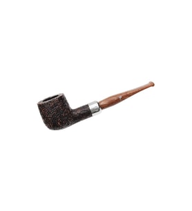 Derry Rusticated 606 9mm Filtreli Akrilik Saplı Pipo - Şık ve Kaliteli Tasarım