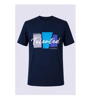 Trender Talented Baskı Süpreme indigo Erkek T-Shirt 226-07