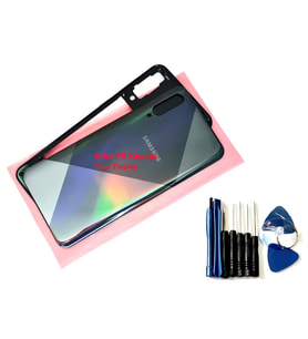 Tkgz Samsung Galaxy A50S (A507) FULL KASA Arka Pil Batarya Kapağı (TAMİR SETİ) SİYAH