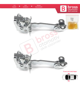 Fiat Siena Palio 178 1996-2016 Albea Strada MK1 278 46844990 İçin 2 Adet Ön Sağ Sol Kapı Gergi Yayı