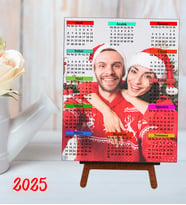 Kişiye Özel Fotoğraflı takvim 2026 Yeni Tarihli Şövale Masaüstü Takvimi Yeni Yıl Hediyesi