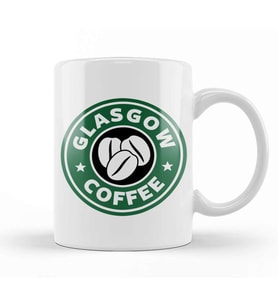Glasgow Coffee Kupa Bardak Porselen