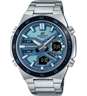 CASIO EDIFICE EFV-C110D-2BDF ANALOG DİJİTAL ÇELİK ERKEK KOL SAATİ (Mavi)