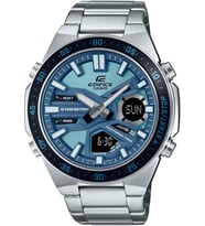 CASIO EDIFICE EFV-C110D-2BDF ANALOG DİJİTAL ÇELİK ERKEK KOL SAATİ (Mavi)