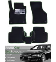AUDİ A8 (2009-2017) Uyumlu EVA Paspas Tam Set–Araca Özel,Su Geçirmez,Hızlı ve Kolay Montaj