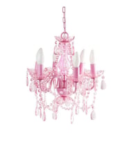 34 cm Pembe Avize
