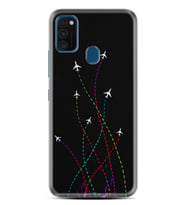 Samsung M21 M22 M23 M30 M31S M32 Kılıf Desenli Silikon Line Planet 1736