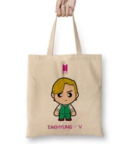 Kim Taehyung Aka V Bts Member Minime Version Bez Çanta Uzun Saplı