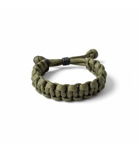 Plentiful  Paracord Bileklik Ayarlanabilir– Kamuflaj Seri  Örgü Model Yeşil