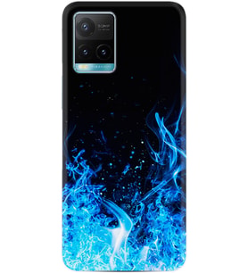 Vivo Y11S Y21S Y20 Y20S Y70 Kılıf Desemli Silikon Blue Fire 1678