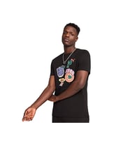 Puma Wardrobe Ess Graphic Tee Erkek Günlük Tişört 62962701 Renkli (Çok Renkli)