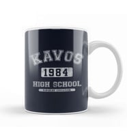 Kavos 1984 High School Sunshine Education Kupa Bardak Porselen