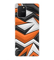 Samsung Galaxy A91 Uyumlu Kapak Grafiti Tasarımlı Şeffaf Silikon Kılıf