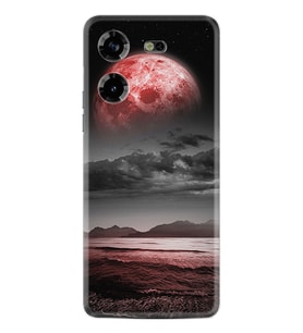 Tecno Pova 5 Kılıf Resimli Desenli Silikon Platinium Series Red World 1836