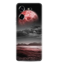 Tecno Pova 5 Kılıf Resimli Desenli Silikon Platinium Series Red World 1836