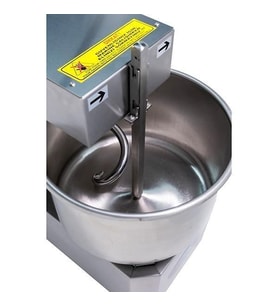 Bosfor 15 kg Komple Paslanmaz Gövde Spiral Hamur Yoğurma Makinesi 380V (Gri)