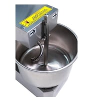 Bosfor 15 kg Komple Paslanmaz Gövde Spiral Hamur Yoğurma Makinesi 380V (Gri)