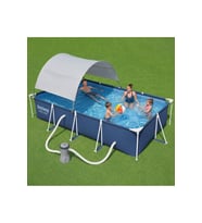 Bestway Steel Pro Prefabrik Yer Üstü Dikdörtgen Havuz 4,00 m x 2,11 m x 81 cm 56405 BW624