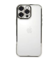 Iphone 16 Pro Kılıf Razer Lensli Silikon - Gümüş