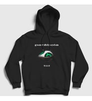 Presmono Unisex Siyah Parabola Tool Kapüşonlu Sweatshirt 178330tt