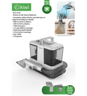 Kiwi Koltuk ve Halı Yıkama Makinesi Kcc-4318