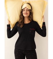 Kadın 8905-5 Waffle Pijama Takımı
