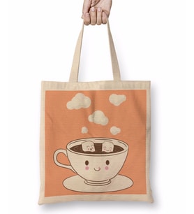 Coffe Smile Bez Çanta Uzun Saplı
