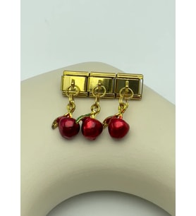 Çelik Gold Elma Sallantılı Charm - 25crm33