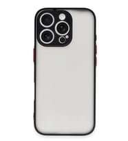 iPhone 16 Pro Kılıf Montreal Silikon Kapak - Siyah