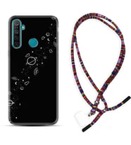 Realme 5i 5 Pro 6i 7 Pro 8 Kılıf Boyun Asklı Rasta Silikon Planet 1620