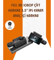 Araç İçi Ve Ön Kameralı 3 İnç Ips Ekranlı Full Hd Güvenlik Kamerası