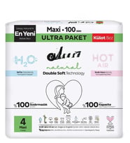 Natural Double Soft Külot Bez Ultra Paket 4 Beden 100 Adet