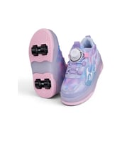 Unisex Çocuk Spor Ayakkabı Akıllı Bağcıklı Çıkarılabilen Patenli Işıklı Rahat Sneaker 030