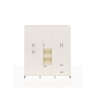 Hyperion Gardrop 12 Raflı 2 Çekmeceli Tek Askılı 220x44x243 Aytaşı-Aytaşı/Aytaşı