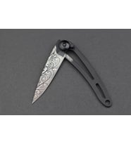 Deejo 15g, Pocket knife, Black Naked, Pacific Ocean, Cable Çakı (Gri)
