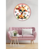 bilge Tasarım Çocuk Odası Duvar Saati 30 x 30 CM (Karışık)