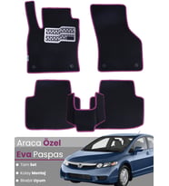 HONDA CİVİC FD6 SEDAN-(2006-2011) Uyumlu EVA Paspas Tam Set–Araca Özel,Su Geçirmez