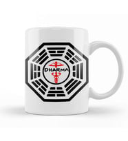 Dharma Lost Int Staff Station Kupa Bardak Porselen